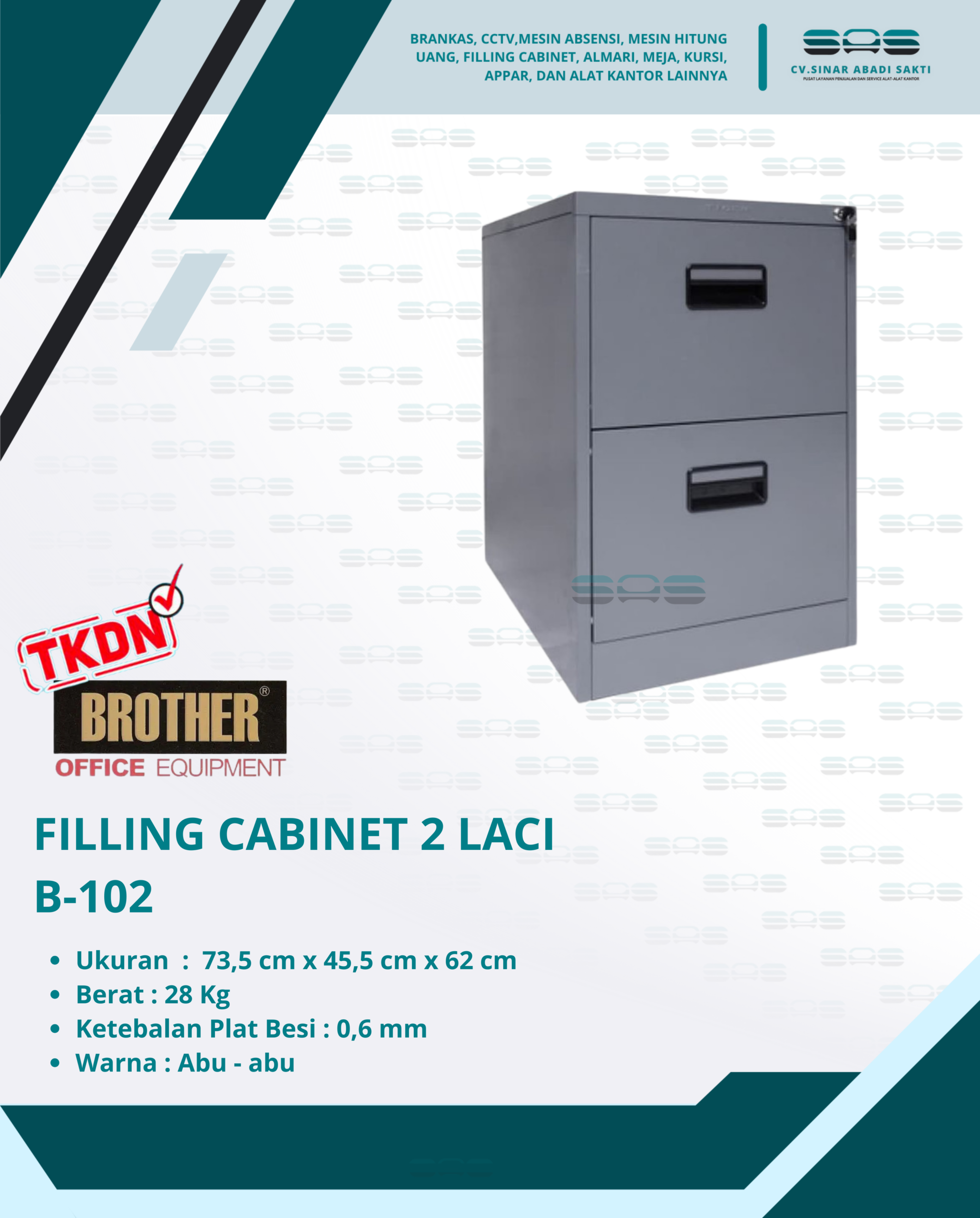 Filling Cabinet 2 Laci Brother